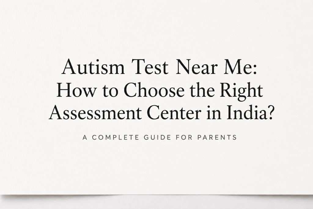 Autism Test Near Me